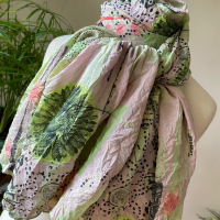 Летен шал в пастелни цветове, снимка 3 - Шалове - 44773419