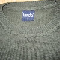 Зелен тънък пуловер р-р Л, снимка 4 - Пуловери - 31044371