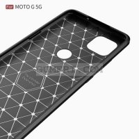 Motorola Moto G 5G Карбонов удароустойчив гръб , снимка 3 - Калъфи, кейсове - 31498114