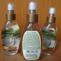 Уникален аромат Coconut oil ogx кокосово олио за коса 118 ml, снимка 6 - Продукти за коса - 39589436