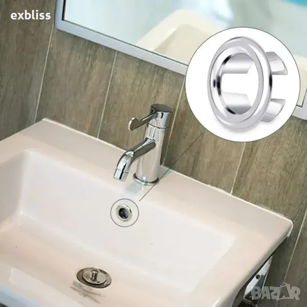 Рингове за преливник на мивка 2бр., снимка 1