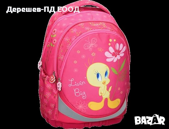 Ученическа ергономична раница Tweety Looney Tunes, снимка 1