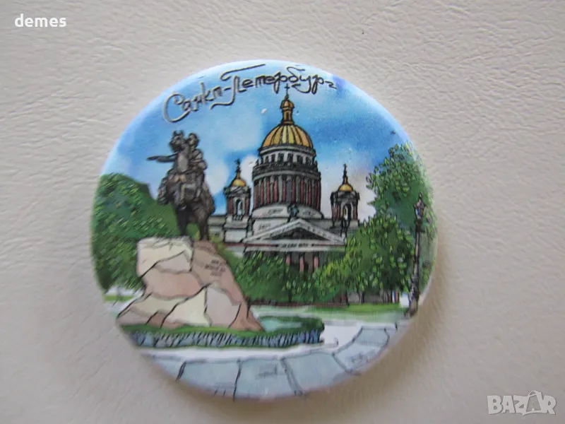 Автентичен магнит от Санкт Петербург, Русия, снимка 1