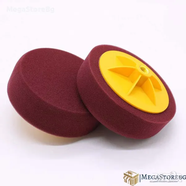 Гъба за полиране 140мм - PG60 Бордо, снимка 1