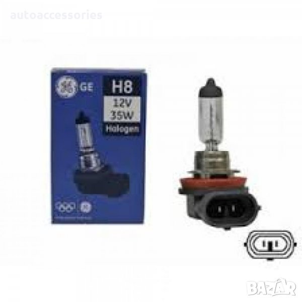 3000049169 Крушка H8 12V - 35W General Electric - 92563, снимка 1