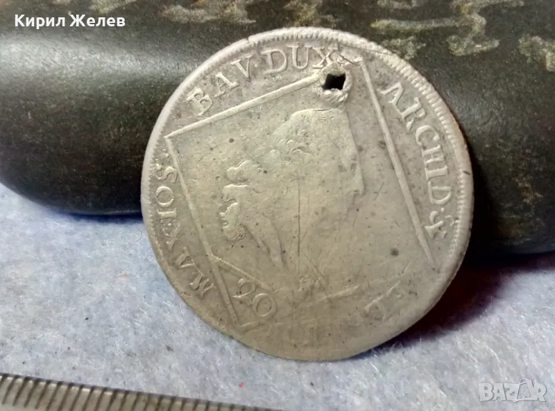 Стара СРЕБЪРНА МОНЕТА 20 КРОЙЦЕРА 1772 ИМПЕРАТОР ЙОЗЕФ II АВСТРИЯ СВЕЩЕНА РИМСКА ИМПЕРИЯ 26405, снимка 1