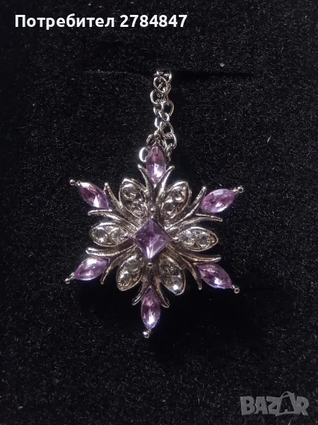 Колие с кристали , снимка 1