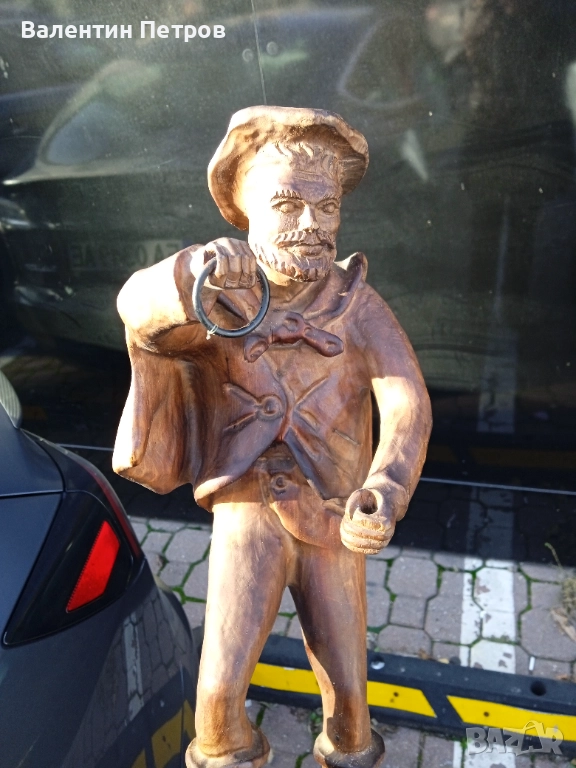 Немска дървена статуетка, снимка 1