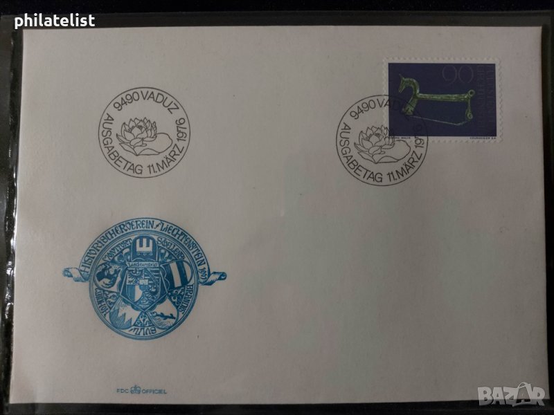 Лихтенщайн 1976 - FDC, снимка 1