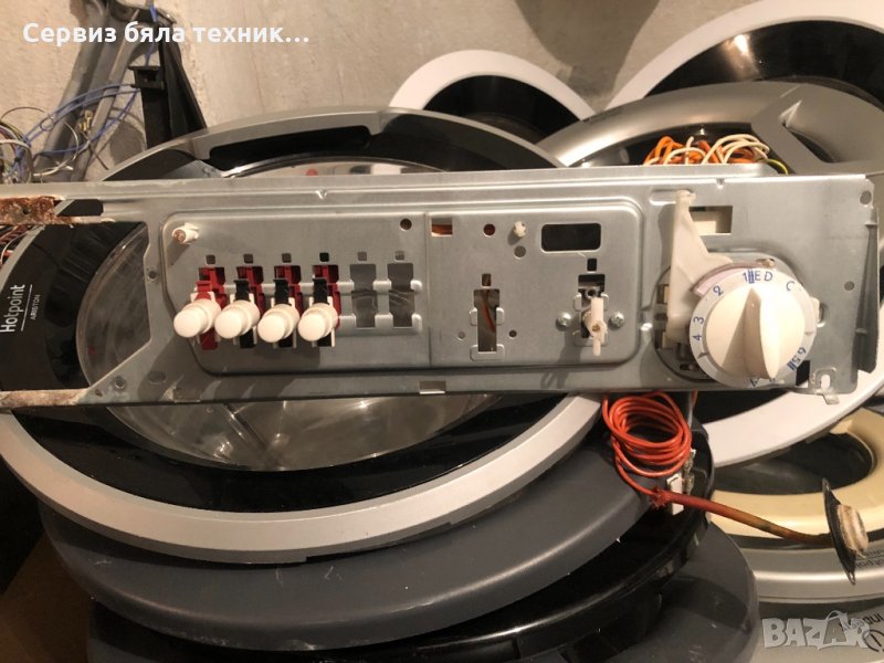 Продавам отлично работеща платка с предният панел за пералня WHIRLPOOL FL5053 - 500, снимка 1