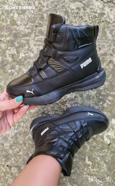 Дамски зимни боти реплика на puma, снимка 1