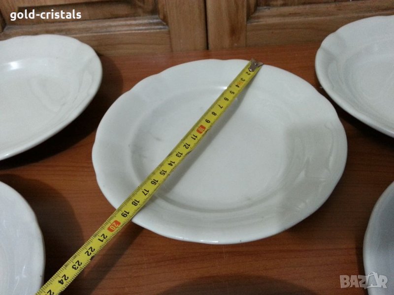 Стар български порцелан чинии дълбоки, снимка 1
