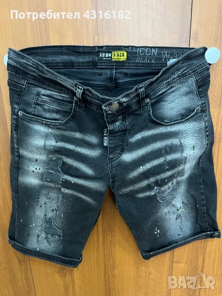 Черни мъжки дънки , снимка 1