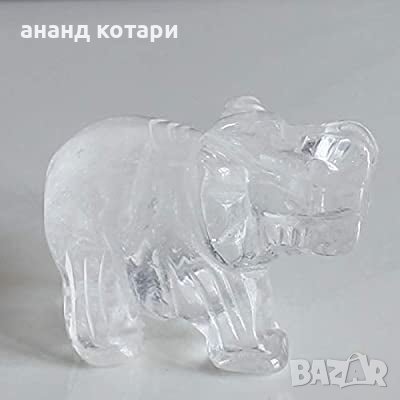 Слонче от планински кристал, снимка 1