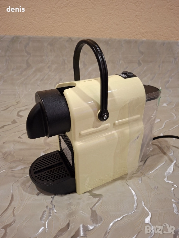 Кафемашина с капсули DeLonghi Nespresso® Inissia EN80.CW, 0.8 л, 1260W, 19 бара, Крем, снимка 1