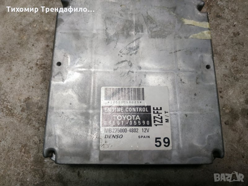 TOYOTA AVENSIS 1.8 ENGINE  ECU 89661-05590, MB275000-4802 компютър за авенсис 1.8, снимка 1