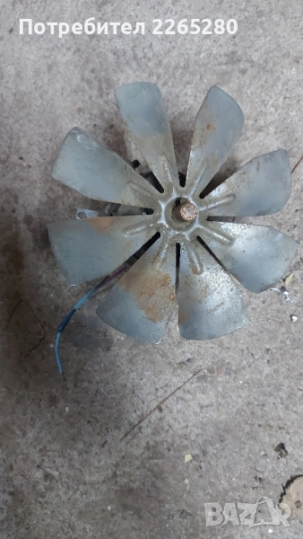 електромоторен вентилатор, произведен в СССР/Русия, тип МЭ-218,, снимка 1