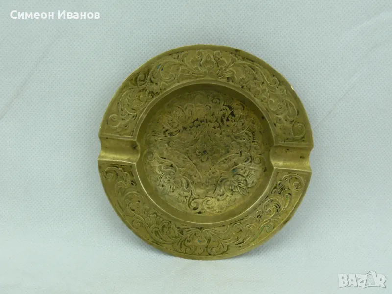 Стар месингов пепелник #2418, снимка 1