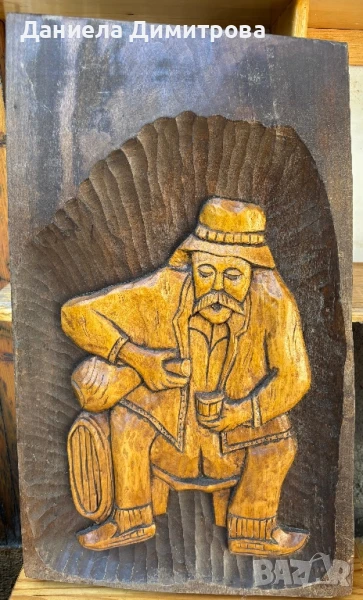 Декорация за стена, дърворезба, снимка 1
