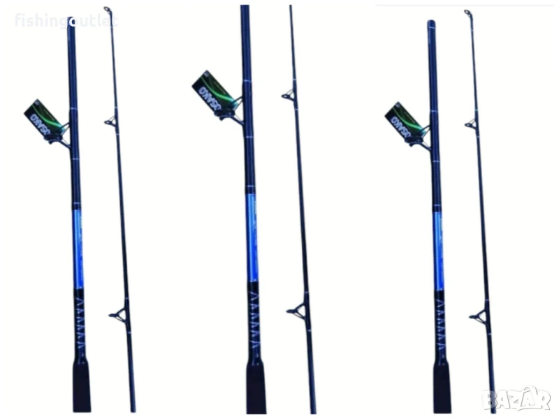Комплект три шарански въдици 3.0mt , 400gr акция, снимка 1