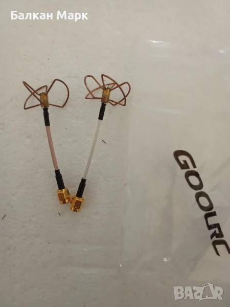 FPV 5.8G  антени, кръгова поляризация с конектор Straight/Needle 21222, снимка 1