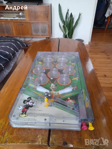 Стара детска игра флипер, снимка 1