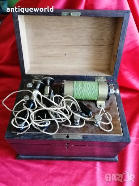 Старинен Колекционерски Медицински Уред за Електротерапия, снимка 1