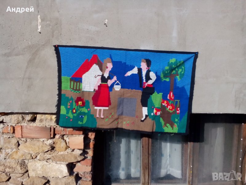 Старинен ковьор,покривка за стена #122, снимка 1