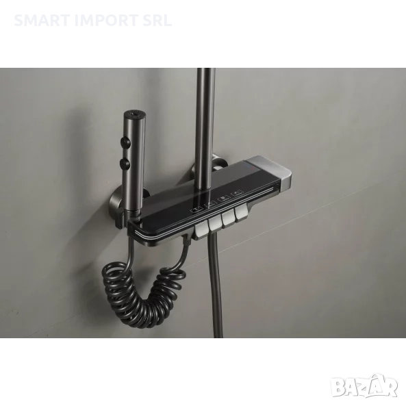 Мултифункционален душ комплект SmartHeater Led, интегриран термостат, снимка 1