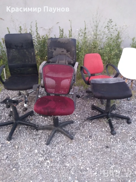  6 броя столове и една стойка ,за ремонт / части ., снимка 1