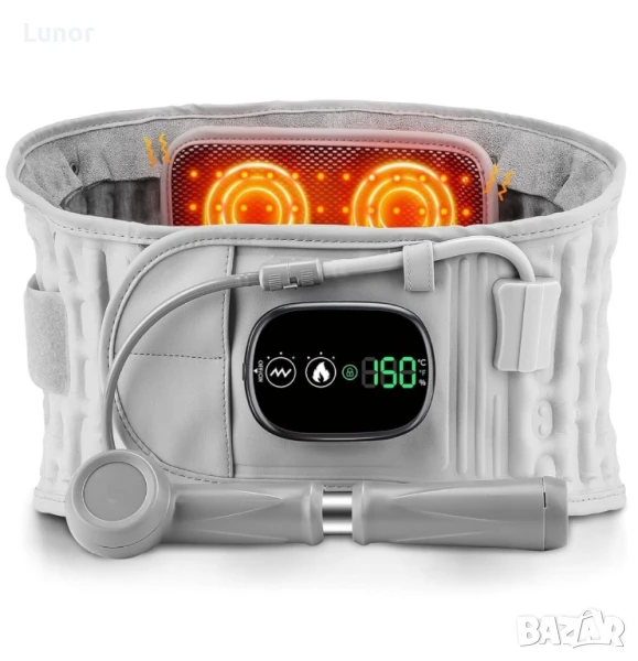 Нагряващ колан с червена светлина и вибрационен масаж, снимка 1