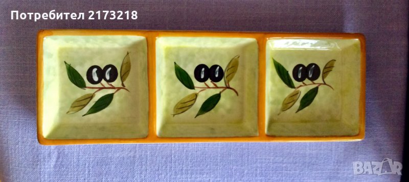 плато за разядки - керамично, снимка 1