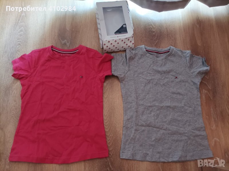 Tommy Hilfiger  2бр, тениски 6-7год, снимка 1