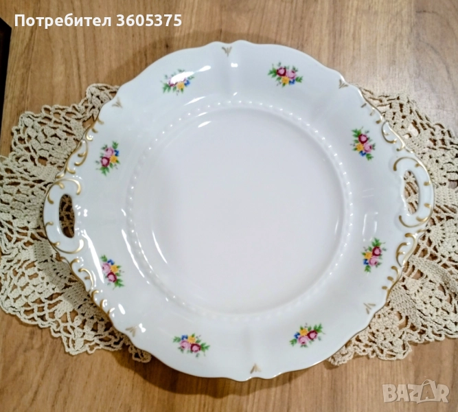 Чешко порцеланови плато, снимка 1