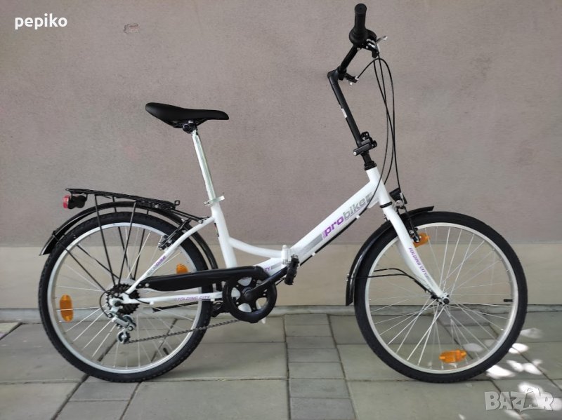 Продавам колела внос от Германия  двойно сгъваем велосипед FOLDING PRO CITY 24 цола, снимка 1