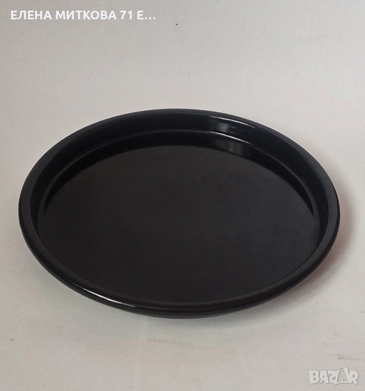Плитка емайлирана тавичка/поднос от дебел материал, снимка 1