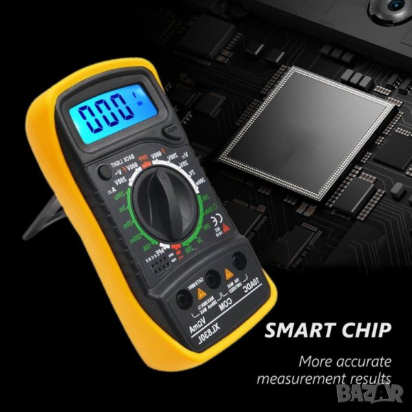 Мултиметър, мултицет, Цифров, уред, XL830L, постоянно DC, напрежение, Променливо, AC, ASAPT, ток, снимка 1
