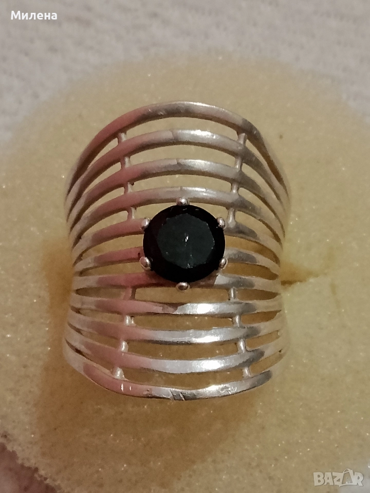 Сребърен пръстен , снимка 1