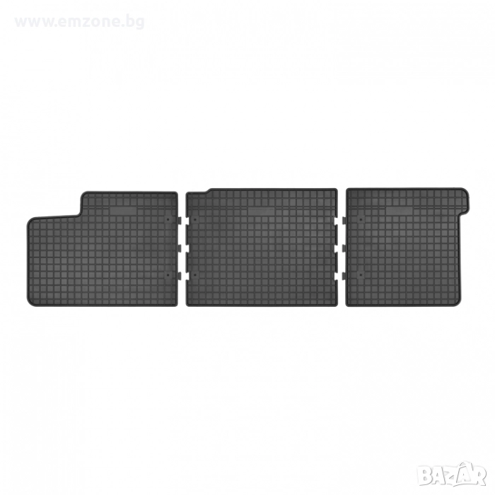 Комплект Задни Гумени Стелки 3 части Frogum за VW Transporter T5 T6 2003 - 2015 г., снимка 1