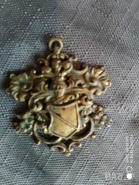 стар метален медальон , снимка 1