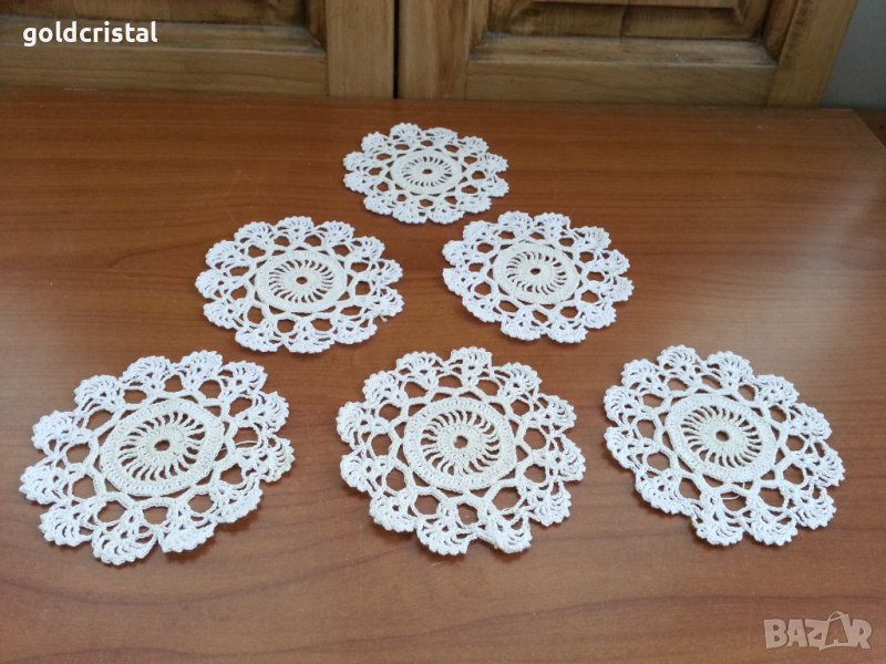 Плетени подложки за чаши ръчна изработка , снимка 1