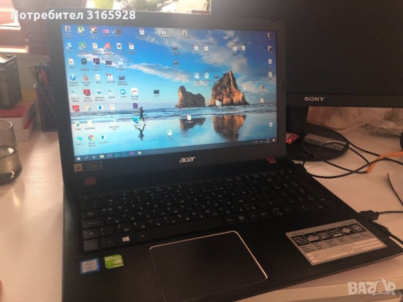Лаптоп Acer Aspire E15 (червен) Перфектен!, снимка 1