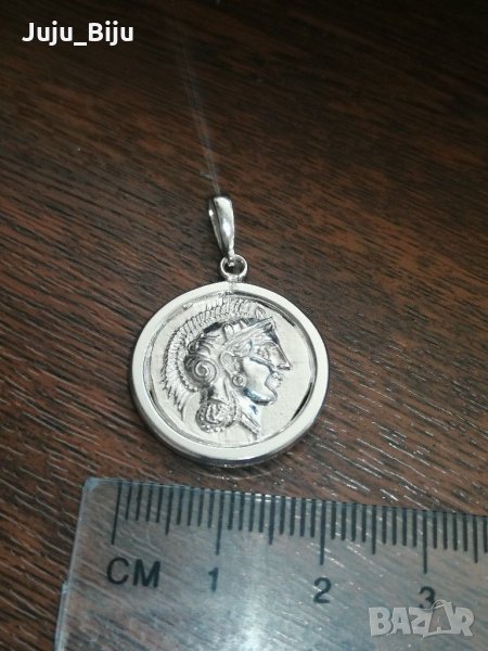 Сребърен медальон, снимка 1