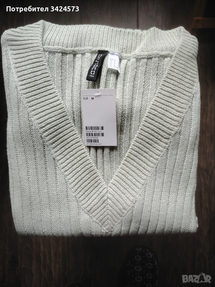 Плетен елек! H&M! НОВ! , снимка 1