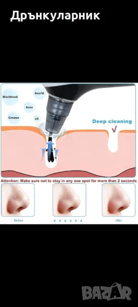 Уред за почистване на пори и черни точки, снимка 1