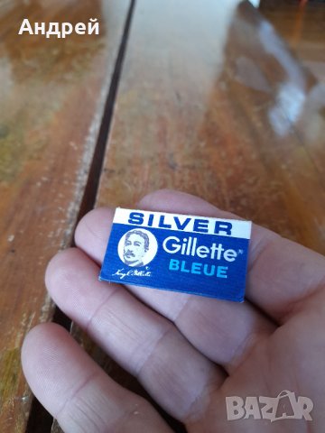 Старо ножче за бръснене Gillette Silver Bleue, снимка 2 - Колекции - 44312492