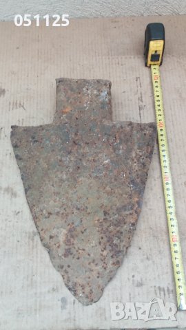 масивен кован възрожденски лемиш, рало, плуг , снимка 2 - Антикварни и старинни предмети - 38015272