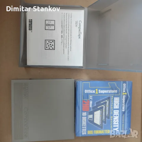 Магнитна лента Digital CompacTape TK50 и пакет дискети 