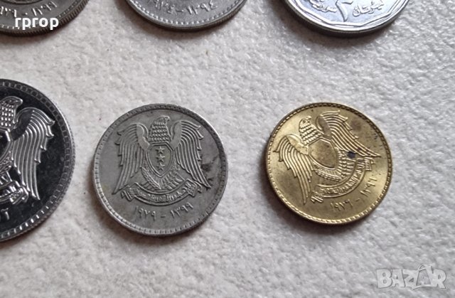 Сирия . Сирийски лири . 8 бройки., снимка 13 - Нумизматика и бонистика - 42411810