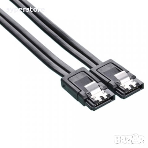 Кабел HDD SATA Мъжко към Мъжко 1 метър 6.0 Gbit/s Digital One SP01421 HDD S-ATA 6.0 Latch